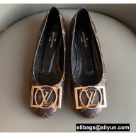 Louis Vuitton Dauphine Madeleine Ballerinas Monogram Canvas Coffee