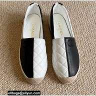 Chanel Patchwork Quilting Espadrilles Black/White 2022