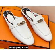 Hermes Kelly Buckle Oz Mules 24