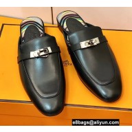 Hermes Kelly Buckle Oz Mules 29