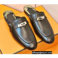 Hermes Kelly Buckle Oz Mules 33