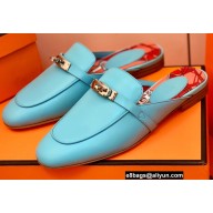 Hermes Kelly Buckle Oz Mules 36