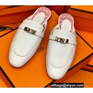 Hermes Kelly Buckle Oz Mules 43