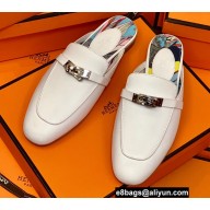 Hermes Kelly Buckle Oz Mules 45