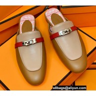 Hermes Kelly Buckle Oz Mules 48