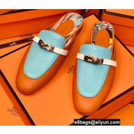 Hermes Kelly Buckle Oz Mules 52