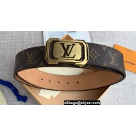 Louis Vuitton Width 4cm Belt 42 2022