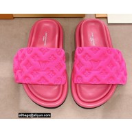 Louis Vuitton Pool Pillow Comfort Mules Monogram-embossed Technical Textile Fuchsia 2022