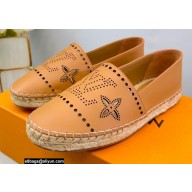 Louis Vuitton Perforated Calf Leather Starboard Flat Espadrilles Nude 2022