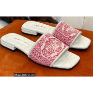 Prada Embroidered fabric slides 03 2022