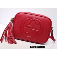 Gucci Soho Small Leather Disco Bag 308364 Red