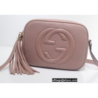 Gucci Soho Small Leather Disco Bag 308364 Nude Pink