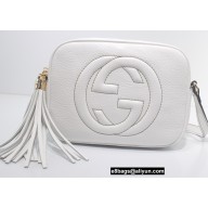 Gucci Soho Small Leather Disco Bag 308364 White