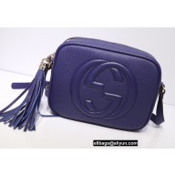 Gucci Soho Small Leather Disco Bag 308364 Royal Blue