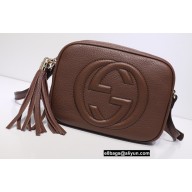 Gucci Soho Small Leather Disco Bag 308364 Coffee