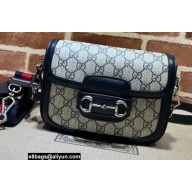 Gucci Horsebit 1955 GG mini bag 658574 Blue 2022