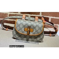 Gucci Bamboo 1947 mini belt bag 681137 GG Canvas Brown 2022