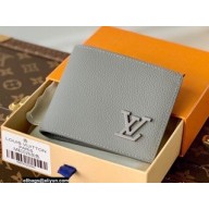 Louis Vuitton Aerogram leather Multiple Wallet M81026 Gray
