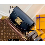 Louis Vuitton Calfskin Leather Swing Bag M20393 Black