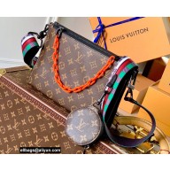 Louis Vuitton Monogram Canvas and Leather Trio Pouch Bag M59681