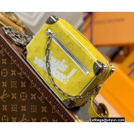 Louis Vuitton leather Mini Soft Trunk Bag Everyday LV Yellow