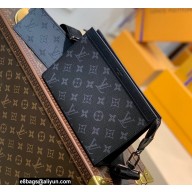 Louis Vuitton Monogram Eclipse canvas Gaston Wearable Wallet Bag M81124