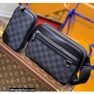 Louis Vuitton Damier Graphite canvas Scott Messenger Bag N50018