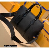 Louis Vuitton Aerogram leather Briefcase Bag M59159 Black