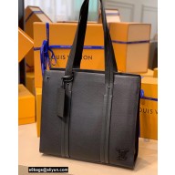 Louis Vuitton Aerogram leather Tote Bag M57308 Black