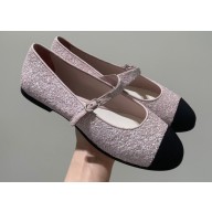 Chanel Ballerinas G38897 Glitter Pink 2022