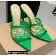Gianvito Rossi Heel 10.5cm Alisa Mules Green 2022