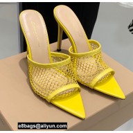 Gianvito Rossi Heel 10.5cm Alisa Mules Yellow 2022