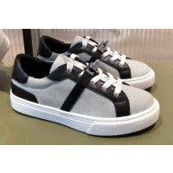 Hermes Kelly buckle perforated Calfskin Day Sneakers Black 2022