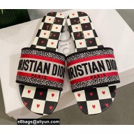 Dior Embroidered Cotton Dway Slides 17 2022