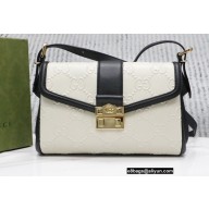Gucci Medium GG Shoulder Bag 675778 leather White