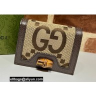 Gucci Diana Jumbo GG Card Case 658244