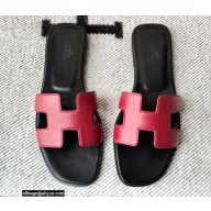 Hermes Oran Flat Sandals in Swift Box Calfskin 18