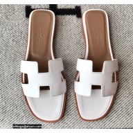 Hermes Oran Flat Sandals in Swift Box Calfskin 29