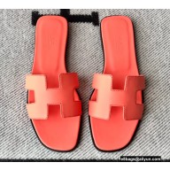 Hermes Oran Flat Sandals in Swift Box Calfskin 41