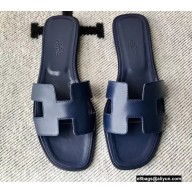 Hermes Oran Flat Sandals in Swift Box Calfskin 64