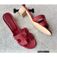 Hermes Heel 5cm Oasis Sandals in Swift Box Calfskin 27