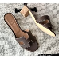 Hermes Heel 5cm Oasis Sandals in Swift Box Calfskin 33