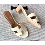 Hermes Heel 5cm Oasis Sandals in Swift Box Calfskin 40