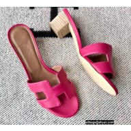 Hermes Heel 5cm Oasis Sandals in Swift Box Calfskin 22
