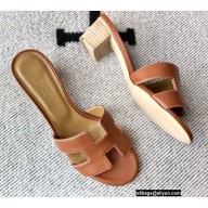 Hermes Heel 5cm Oasis Sandals in Swift Box Calfskin 26