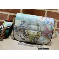 Gucci Horsebit 1955 Mini Bag 677266 Tiger Print