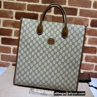 Gucci Medium tote bag with Interlocking G 674155 GG Canvas Brown