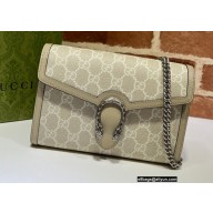 Gucci Dionysus Mini Chain Bag 401231 GG Canvas Oatmeal