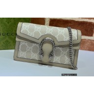Gucci Dionysus Super Mini Bag 476432 GG Canvas Oatmeal