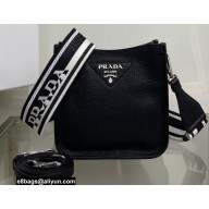 Prada Leather mini shoulder Bag 1BH191 Black 2022